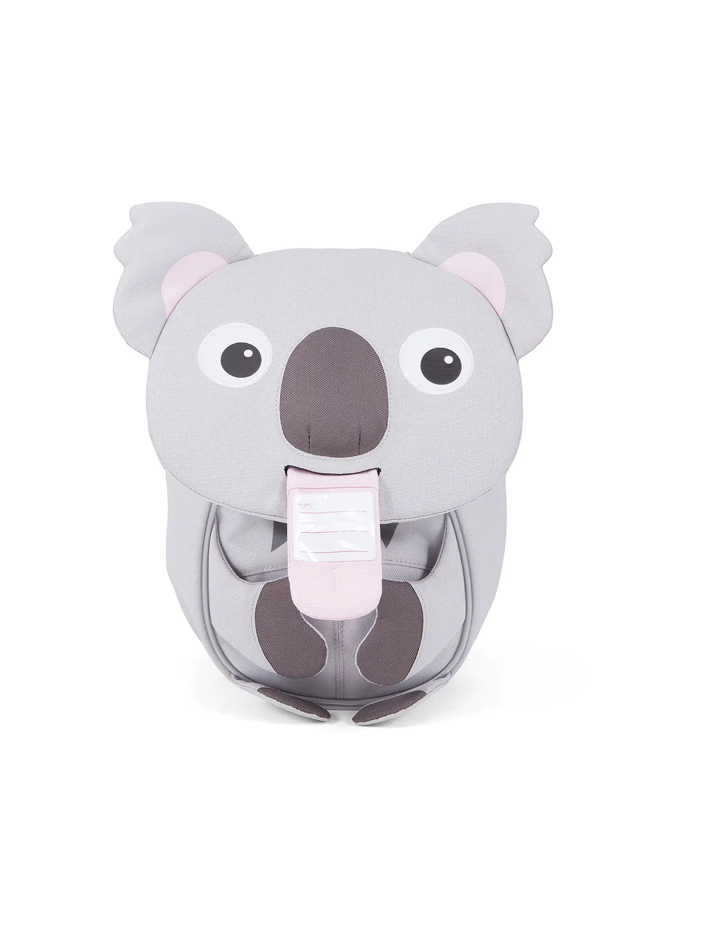 AFFENZAHN | Kinder Rucksack Kleine Freunde - Eule | grau